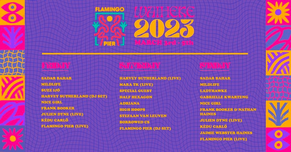 Flamingo Pier Waiheke Festival 2023