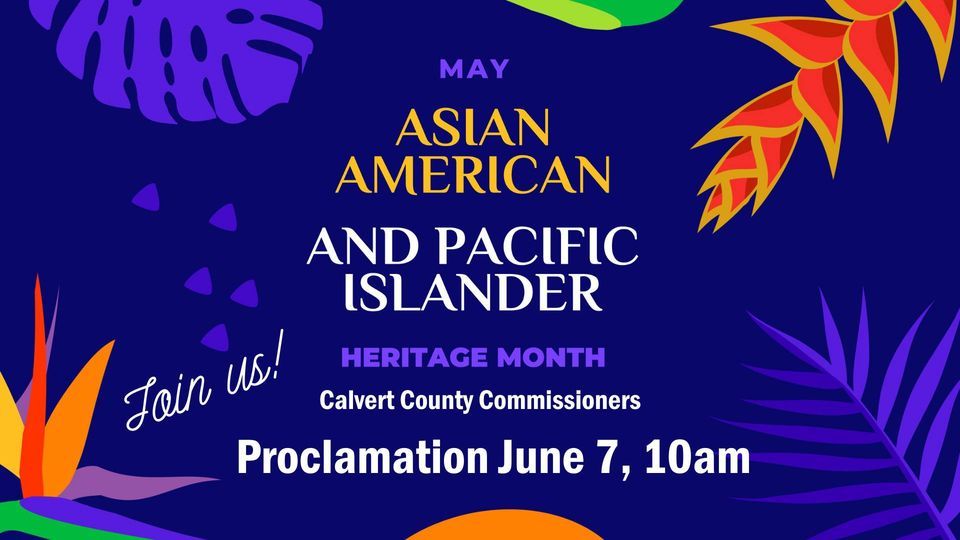 Asian American Pacific Islander Heritage Month Proclamation