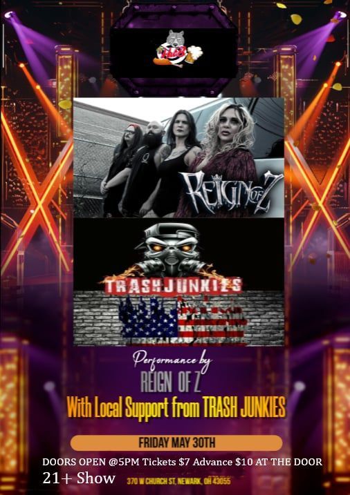 Trash Junkies rOcKiN out The Newark Hub w\/ our good friends in Reign Of Z & The Almas.