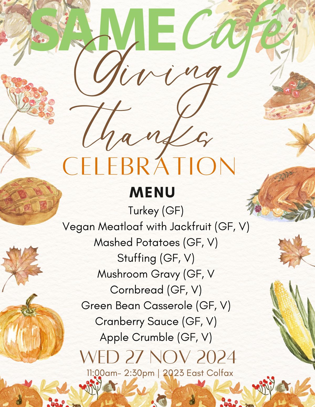 Giving Thanks Celebration