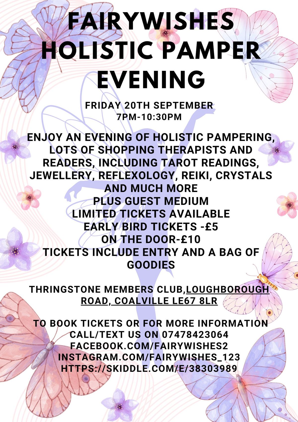 Fariywishes Holistic pamper evening 