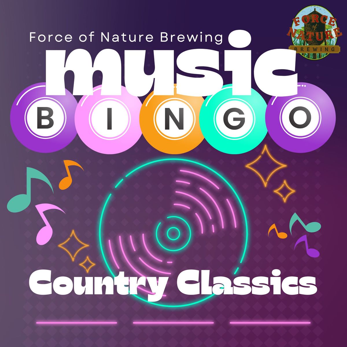 MUSIC BINGO: Country Classics