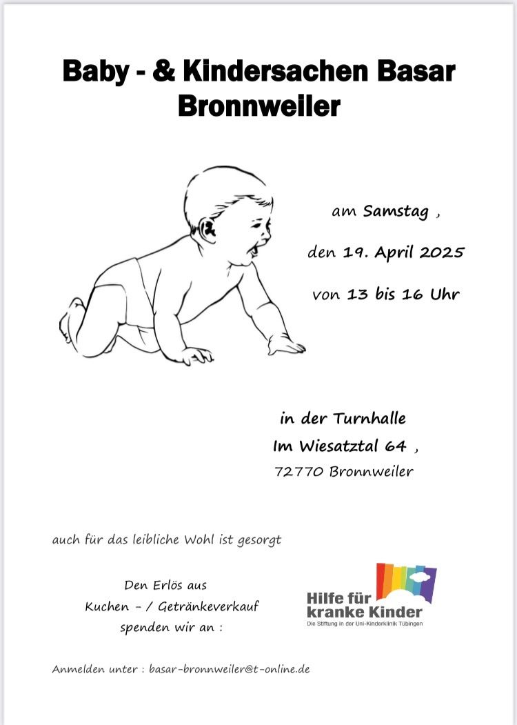 Baby und Kindersachenbasar Bronnweiler 