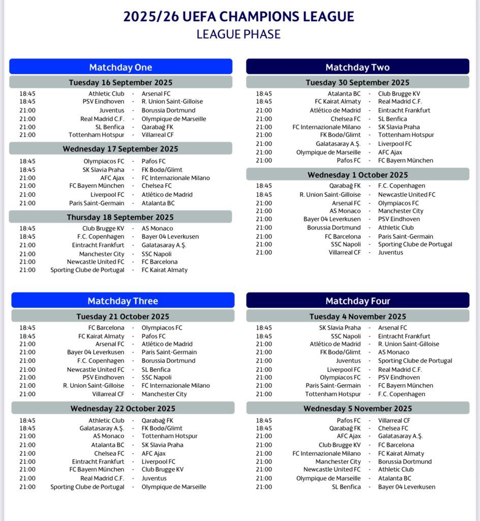 UEFA Champions League: Atletico de Madrid vs. Union Saint-Gilloise