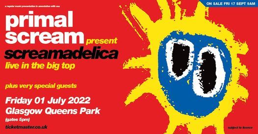 Primal Scream - Screamadelica Live at Glasgow Queens Park