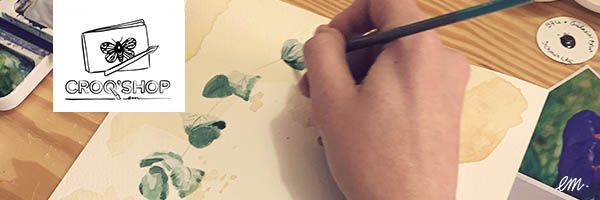 Atelier aquarelle fa\u00e7on "HERBIER" N\u00b023