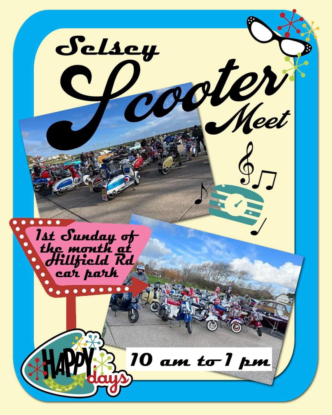 The Tenchley Manor Sponsored April Selsey Scooter Meet