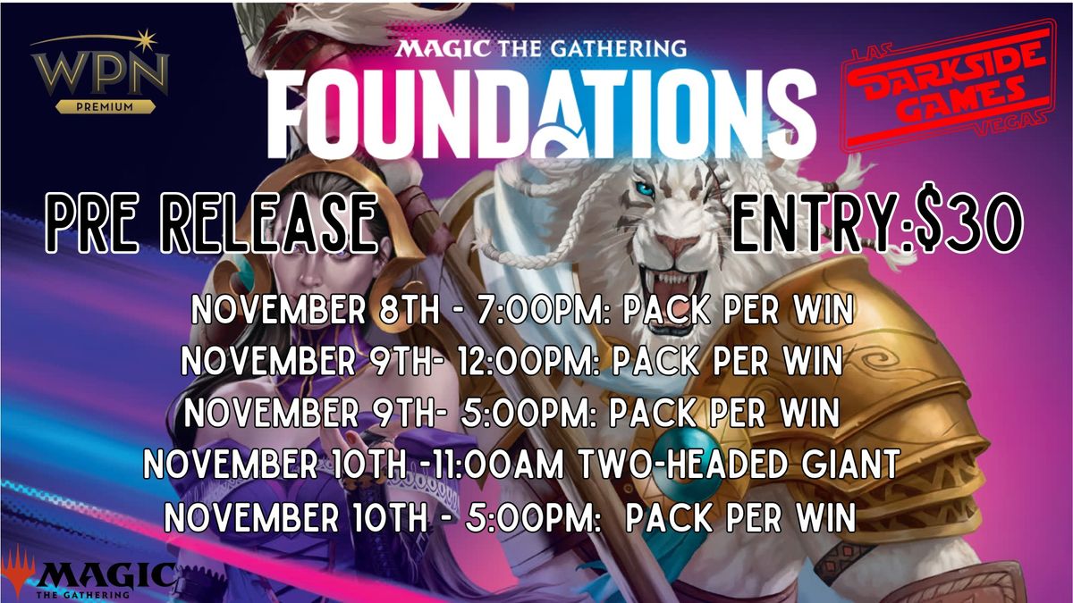 MTG Foundations Pre Release Two-Headed Giant