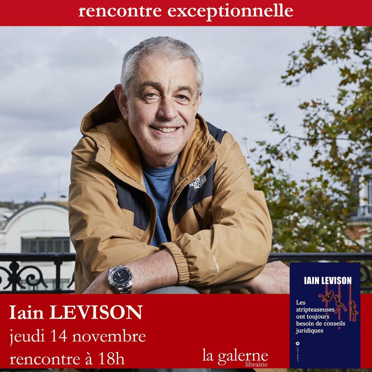 Rencontre exceptionnelle avec l'auteur am\u00e9ricain Iain Levison 