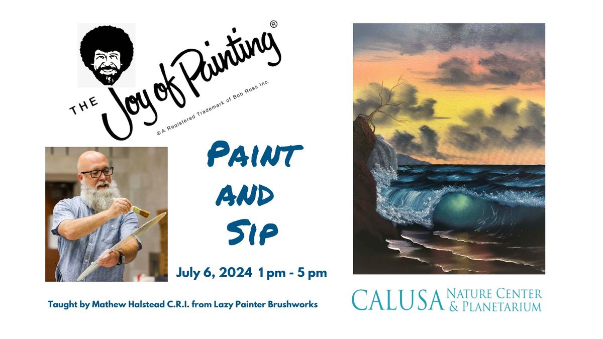 Paint and Sip: Bob Ross Workshop Fundraiser for CNCP
