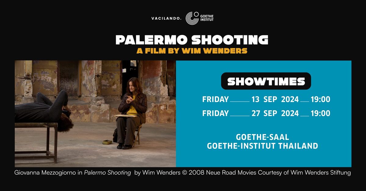 PAPER CINEMA: Film Screening \u201cPalermo Shooting\u201d by Wim Wenders