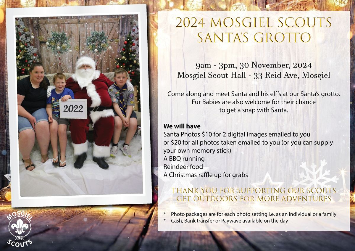 2024 Mosgiel Scouts Santa's Grotto 