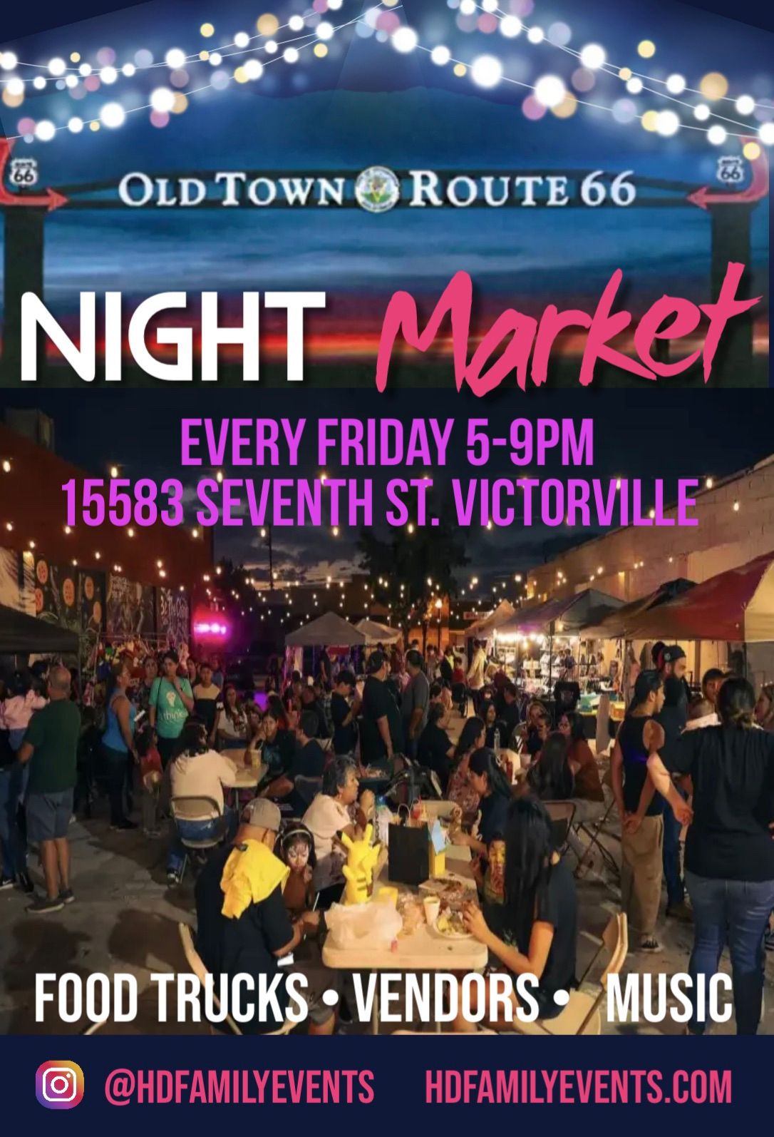 HD Family Events: Old Town Victorville Night Market\ud83c\udf03