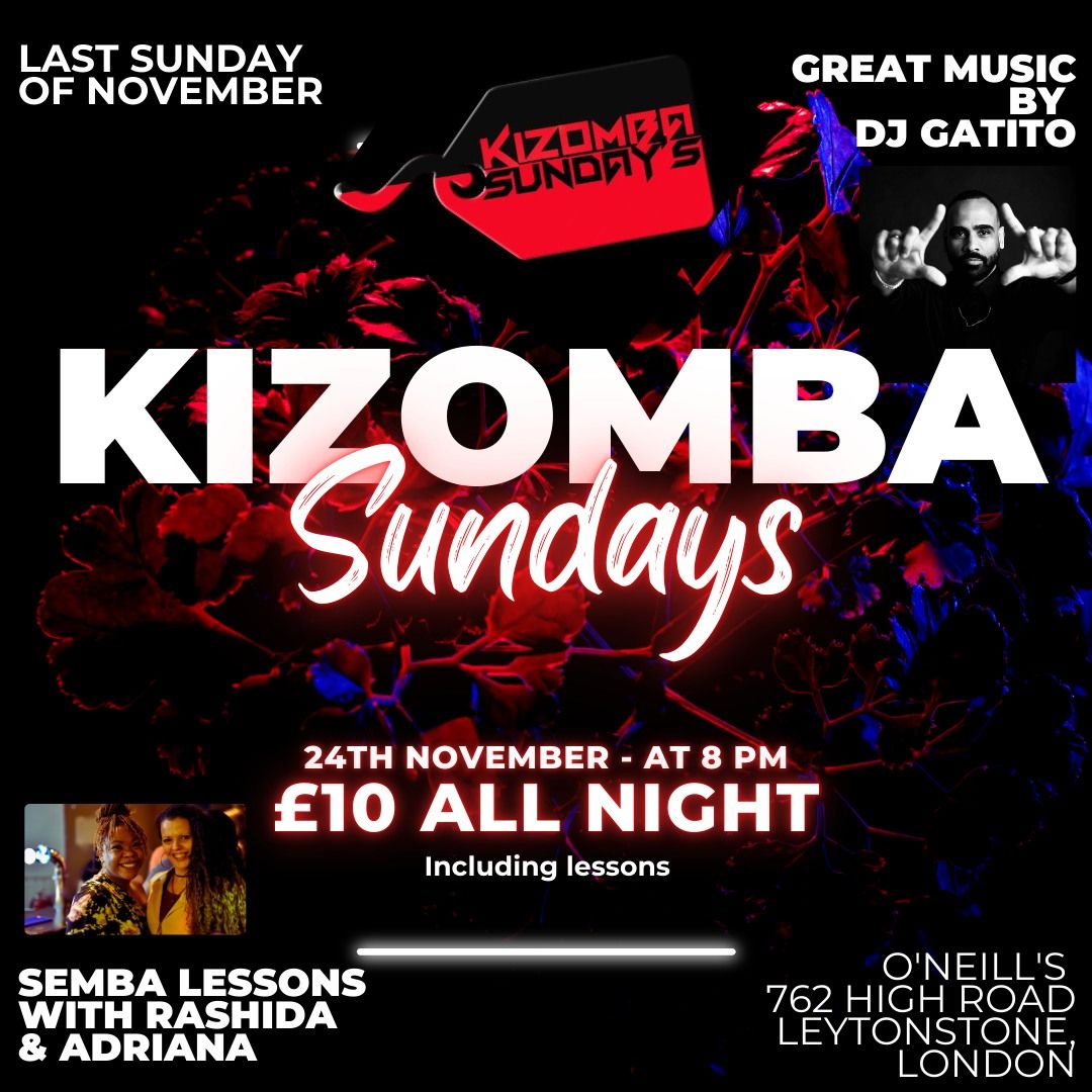 KIZOMBA SUNDAYS @ ONeill's - MONTHLY PARTY