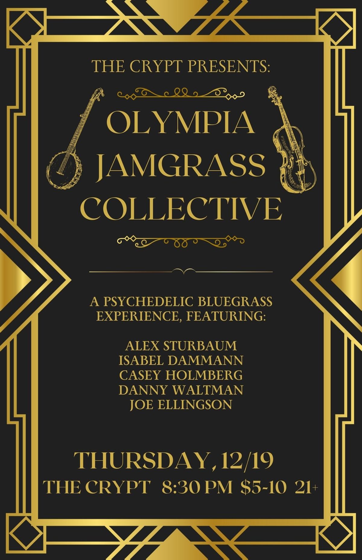 OLYMPIA JAMGRASS COLLECTIVE - DECEMBER