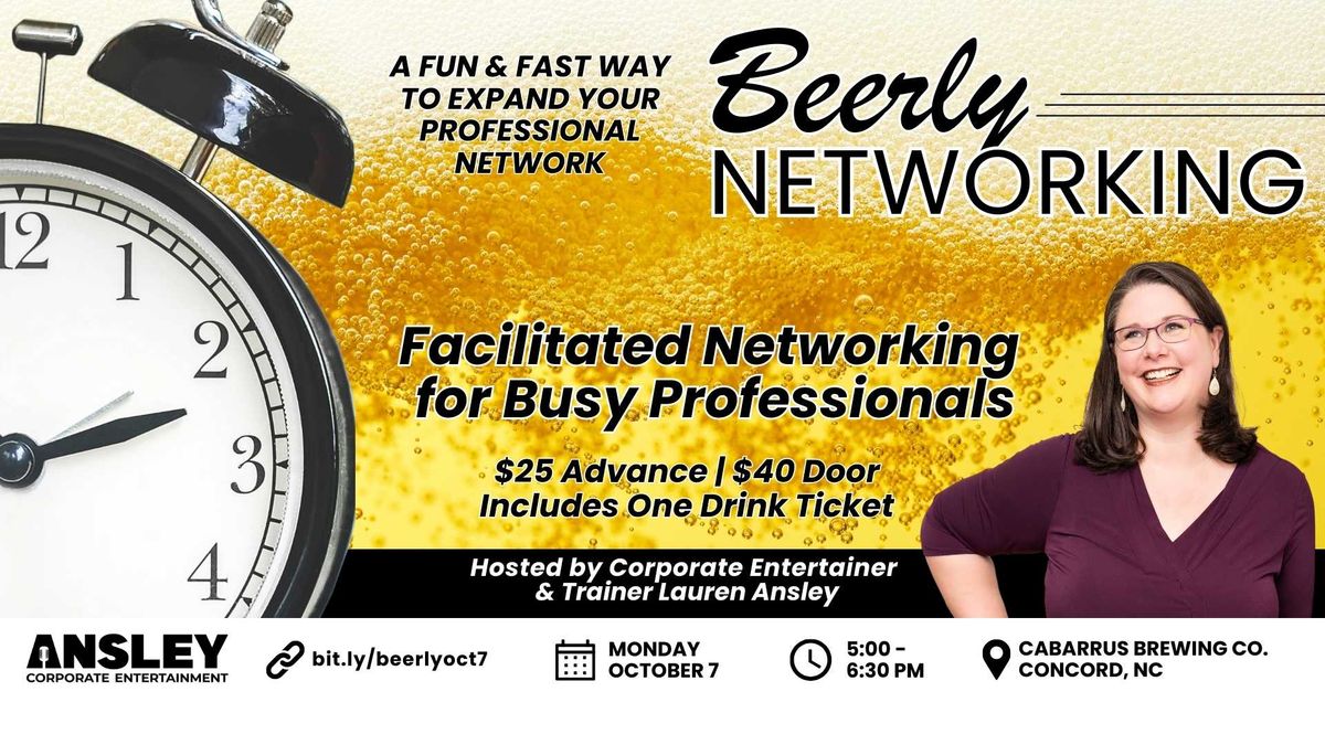 Beerly Networking - Oct 7 - Concord, NC