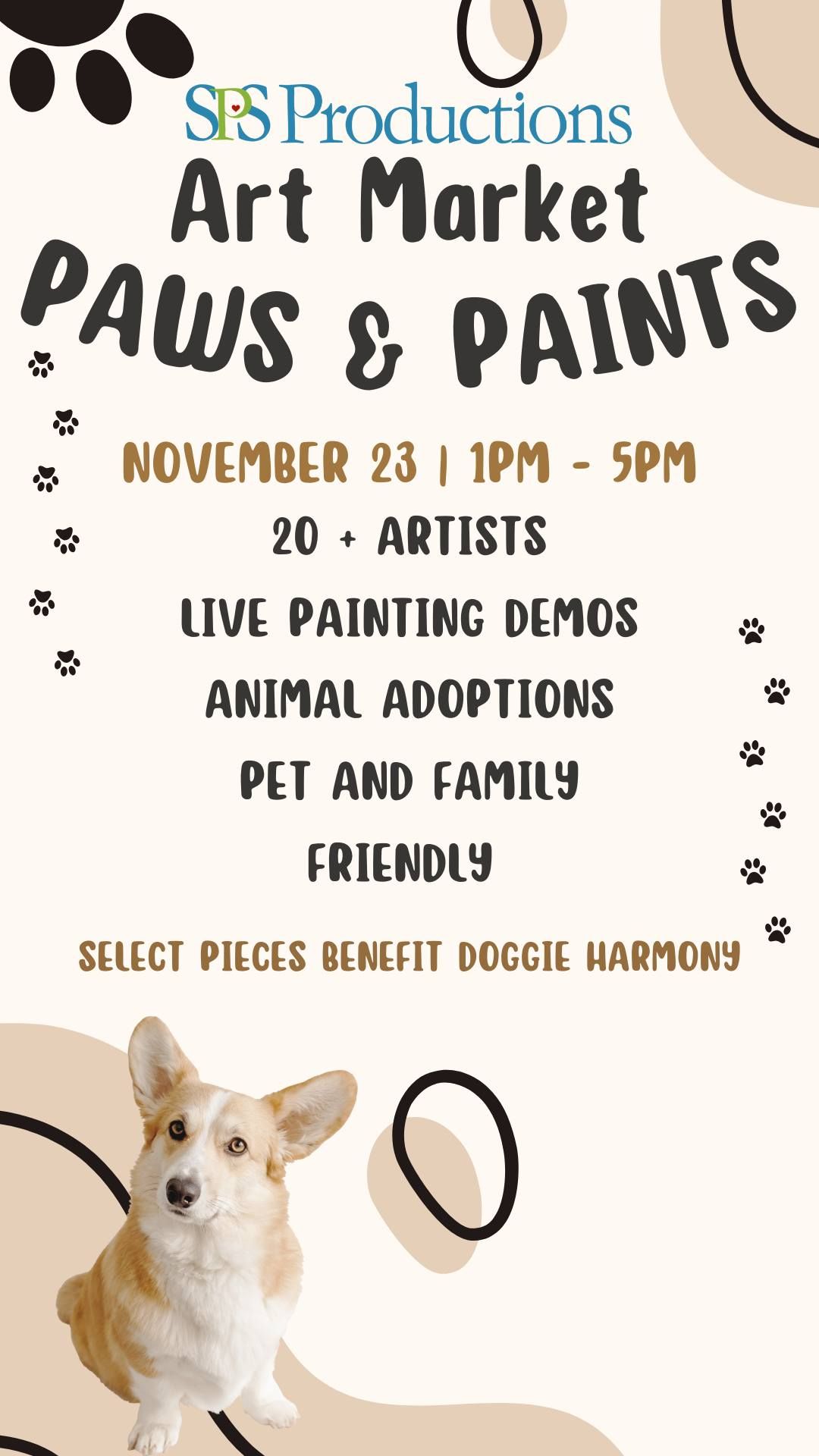 Paws & Paints Art Market