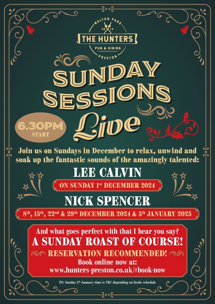 Sunday Sessions at The Hunters! 