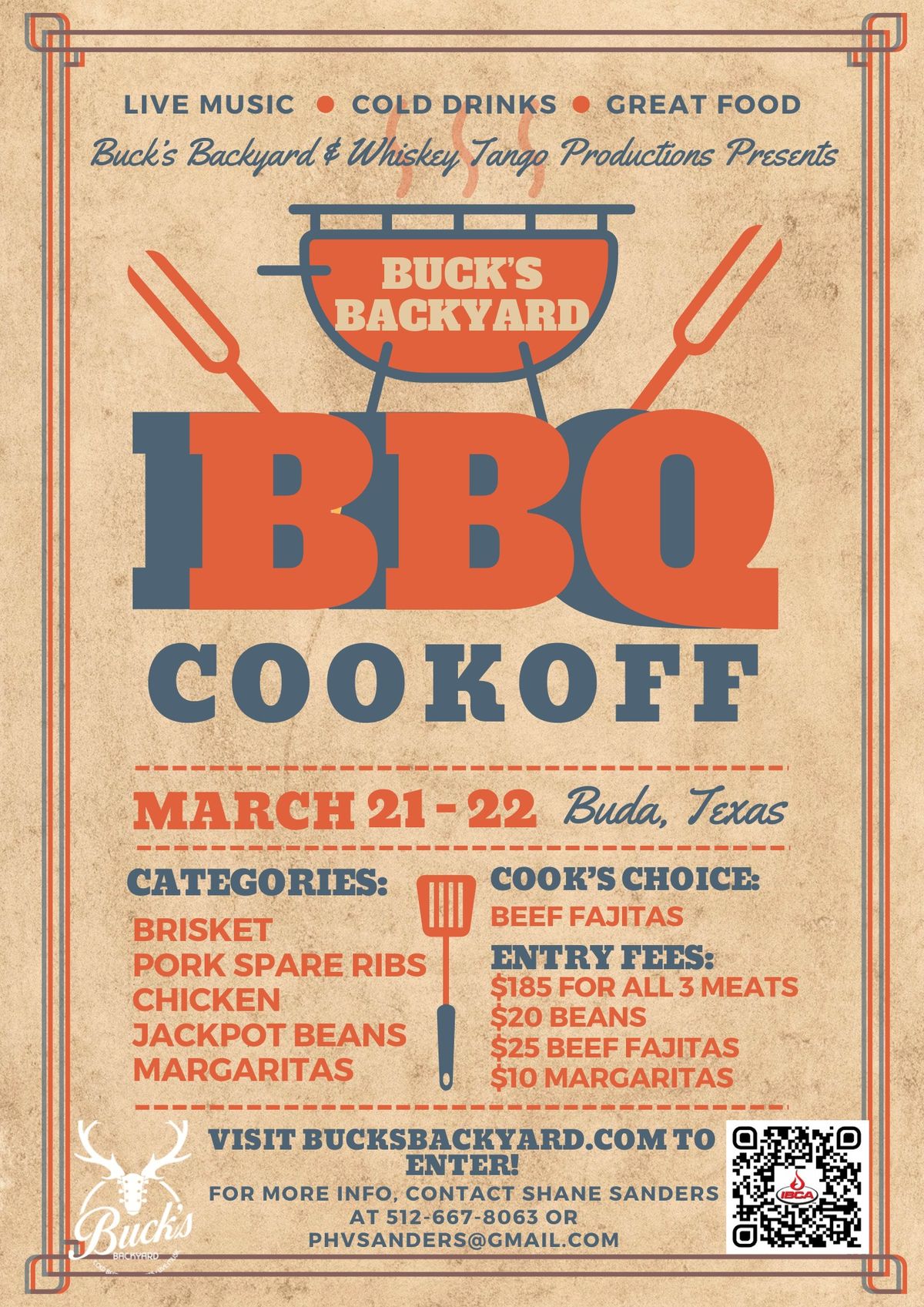 9th Annual Buck's Backyard Cookoff