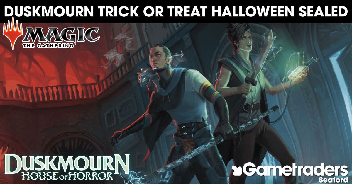 Magic the Gathering Duskmourn Trick or Treat Halloween Chaos Sealed Event