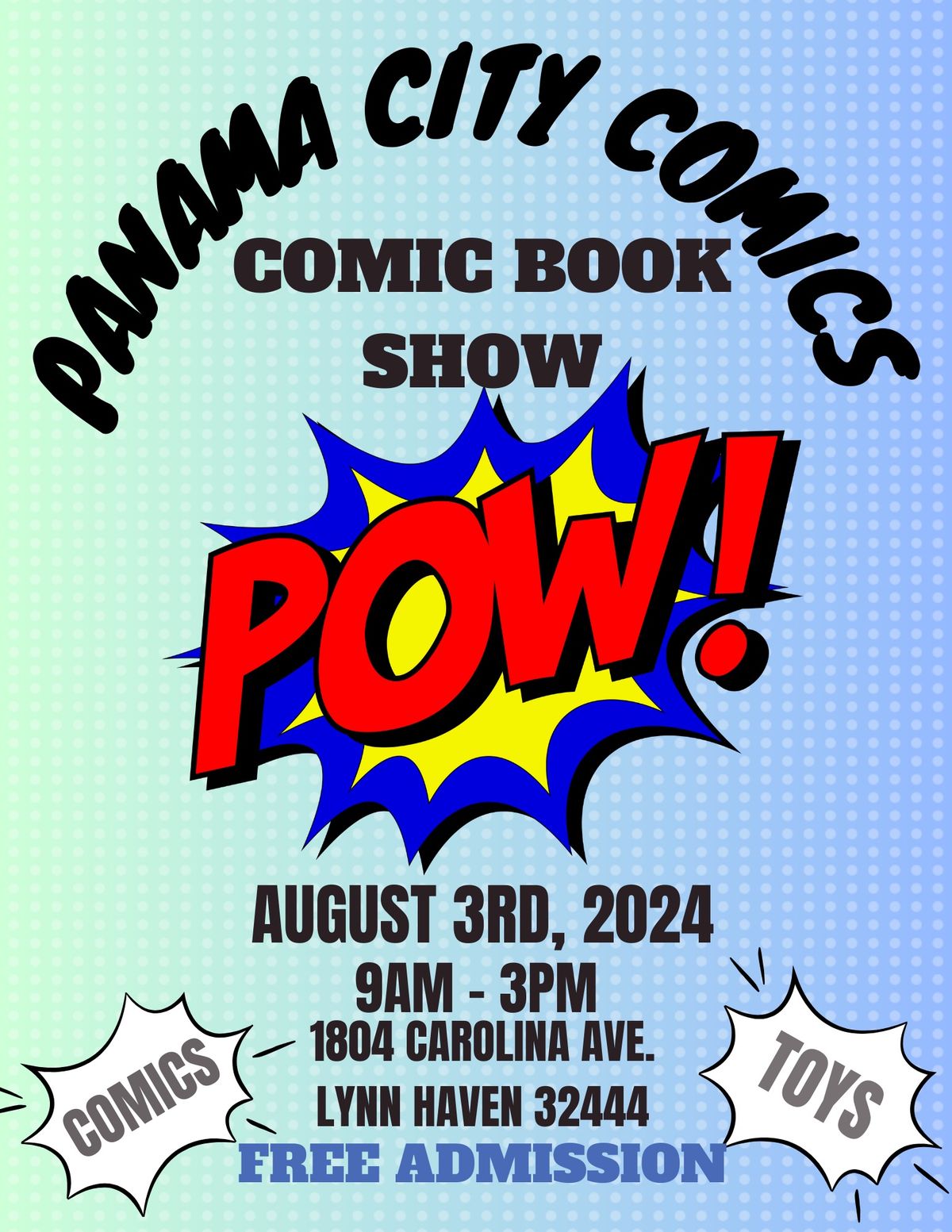Panama City Comics Comic Book Show
