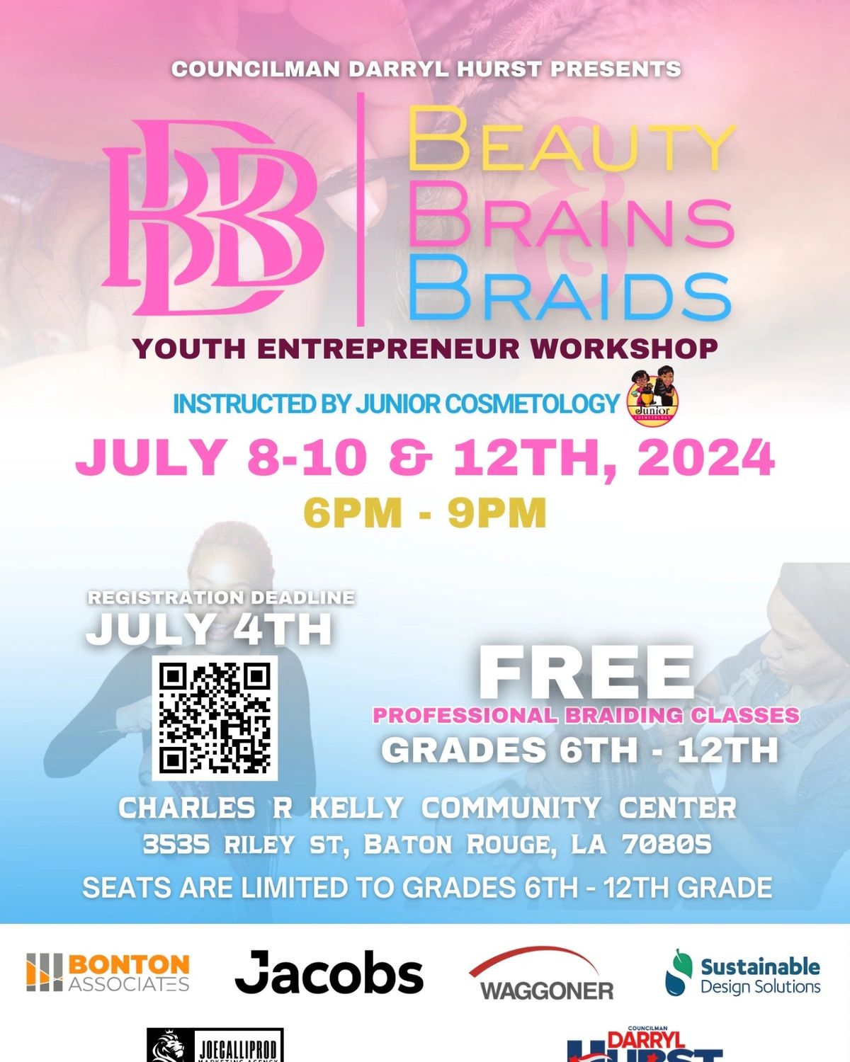 Beauty, Brains, & Braids Professional Hair Braiding Class