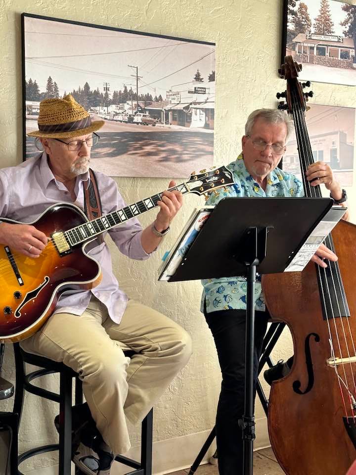 Live music featuring The Carey Robinson Jazz Duo with Mark Springer on Bass