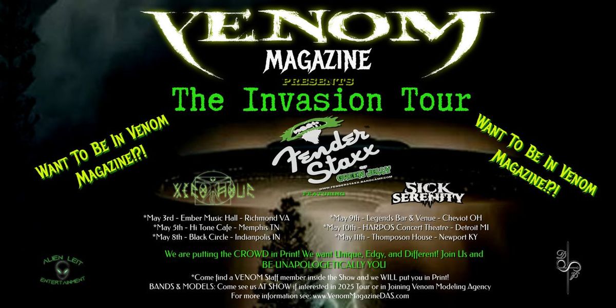 (INVASION TOUR) Fender Staxx, Xero Hour, Sick Serenity - Hi Tone Cafe