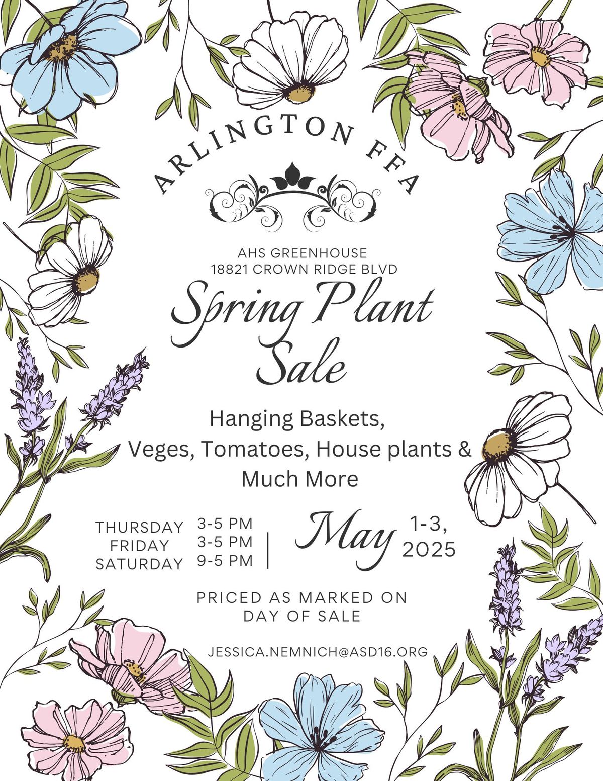 Arlington FFA Plant Sale 