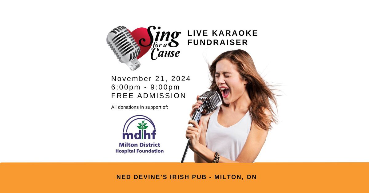 Sing For A Cause for Milton District Hospital Foundation