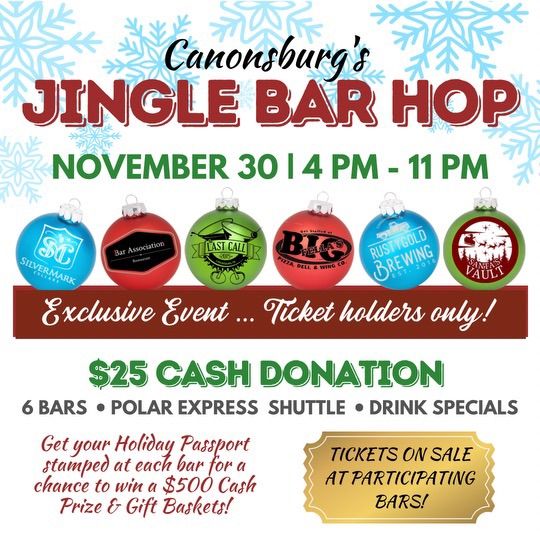 Canonsburg's 3rd Annual Jingle Bar Hop 