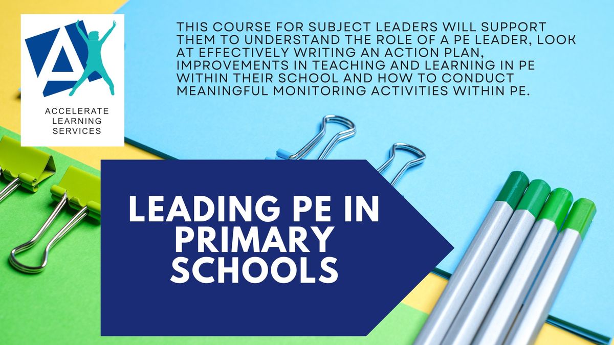 Leading PE in Primary Schools