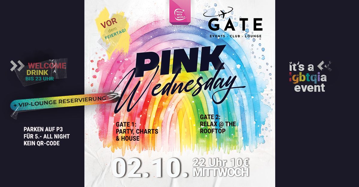 PINK WEDNESDAY | Mi 02.10 | Gate