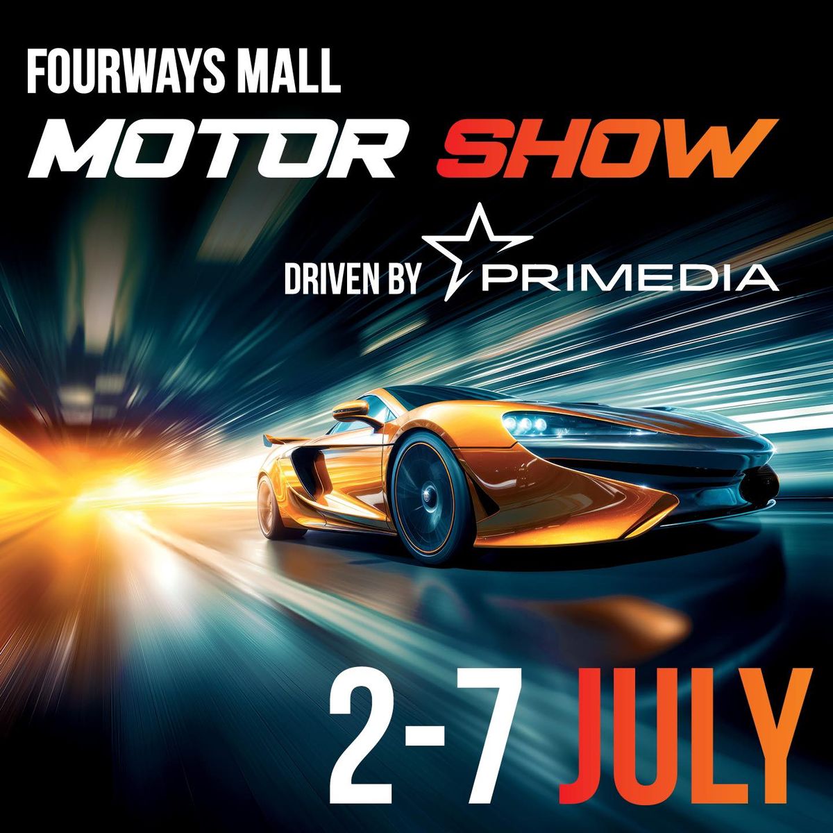 Fourways Mall Motor Show, Driven by Primedia.