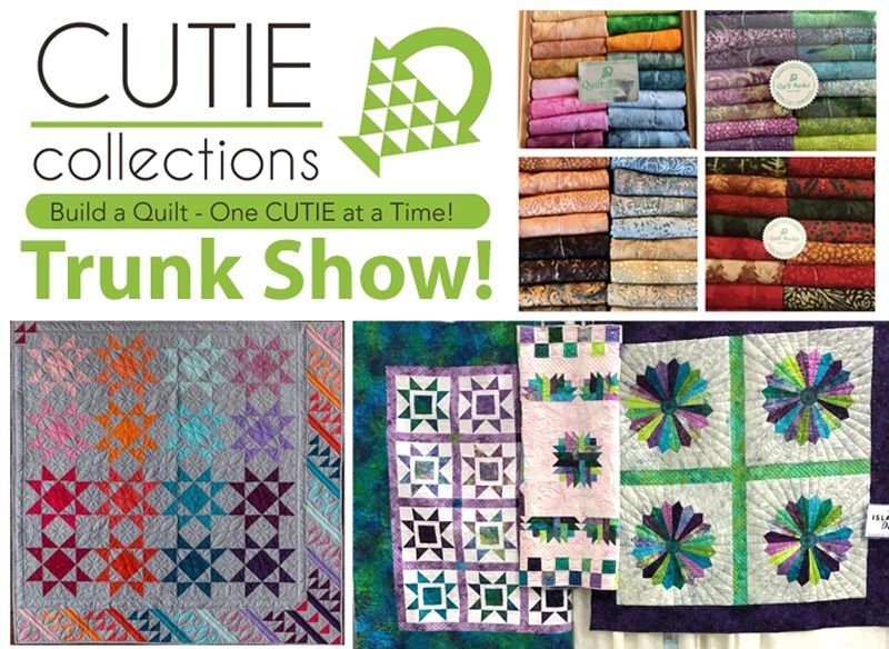 Cuties Quilts Trunk Show & Evening Hours at Artistic Artifacts 