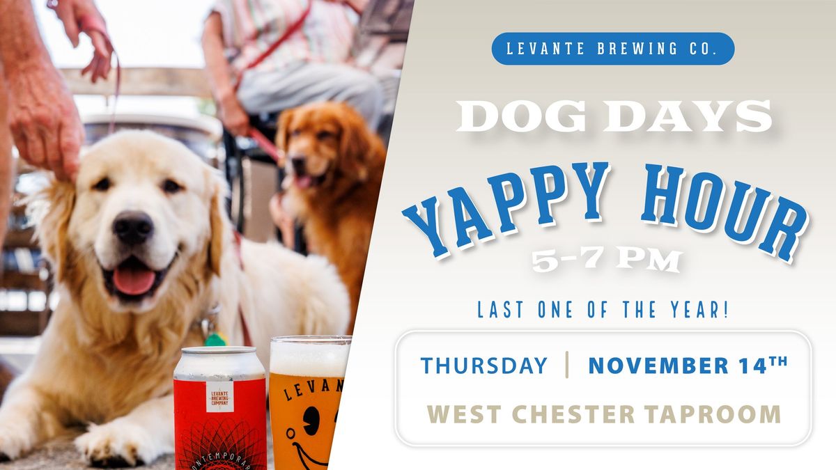 Dog Days Yappy Hour - November