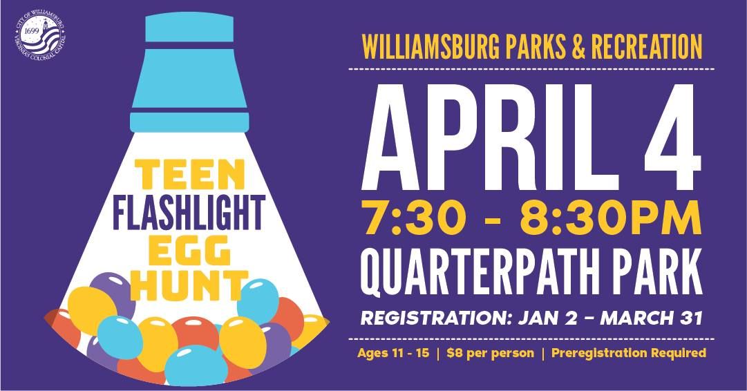 Teen Flashlight Egg Hunt