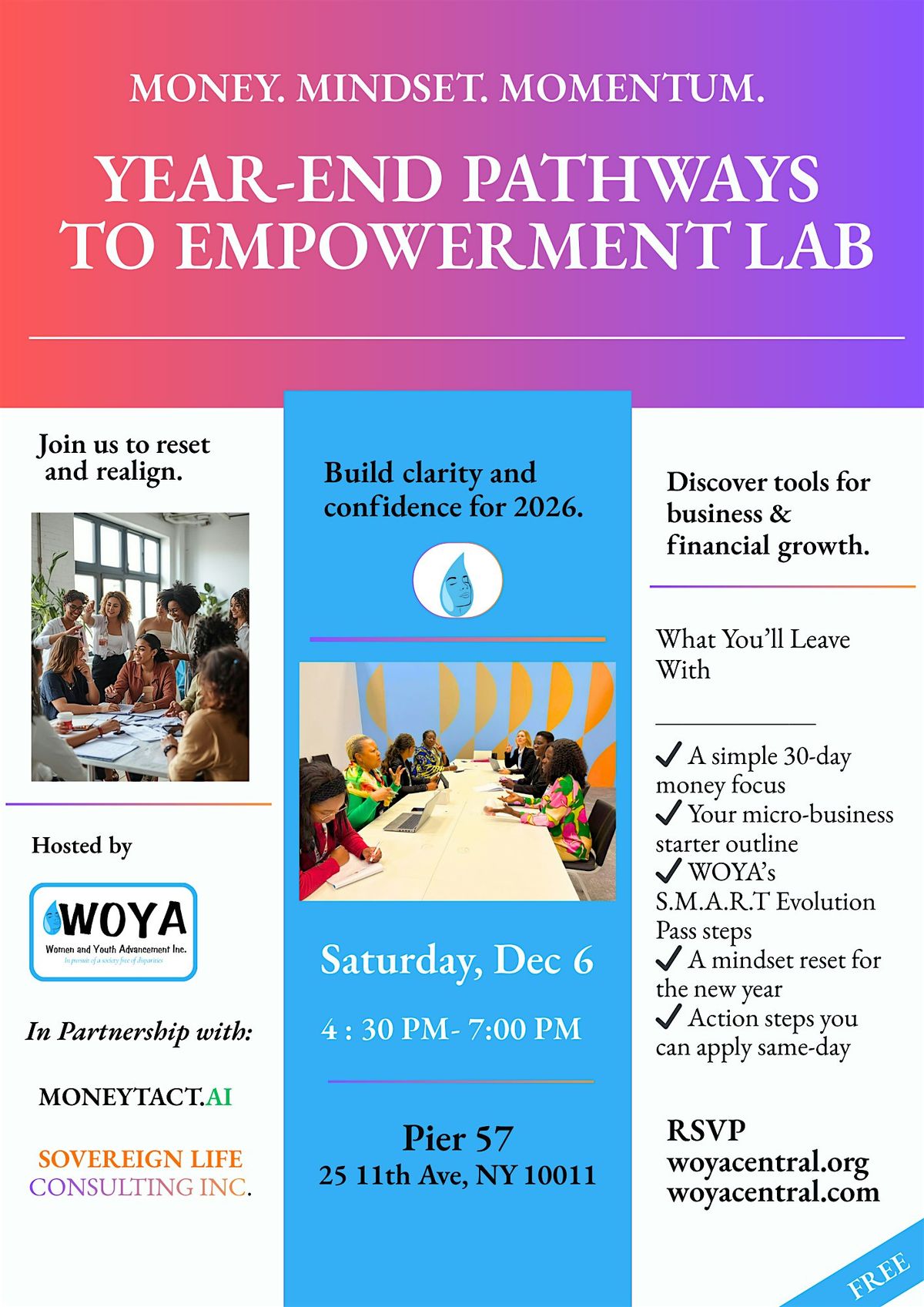 Year-End Pathways to Empowerment Lab: Money. Mindset. Momentum.
