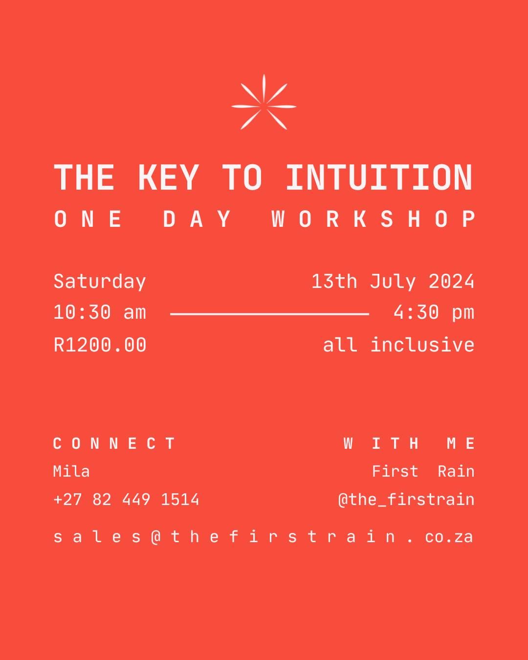 The Key to Intuition - One Day Workshop