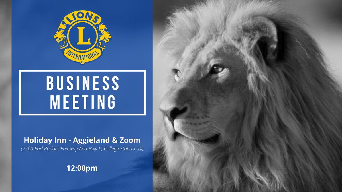 CSNLC Monthly Business Meeting