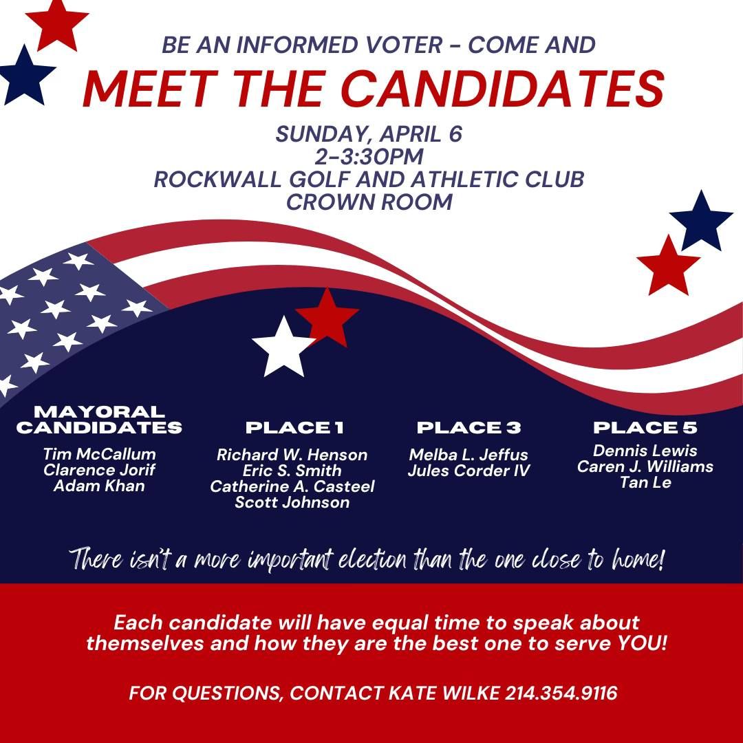 Meet the Candidate - City of Rockwall 