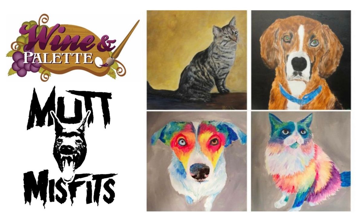 DIY Pet Portraits Fundraiser with Wine & Palette!