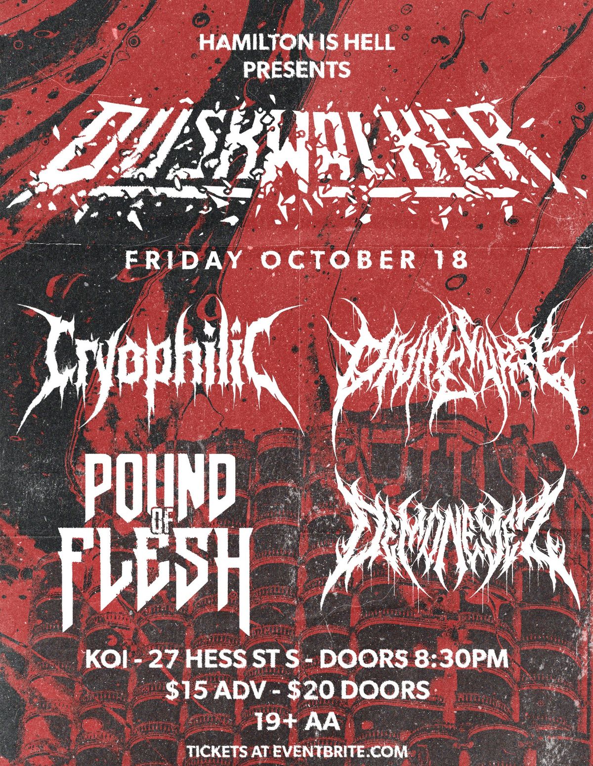 Duskwalker + Cryophilic w\/ Special Guests