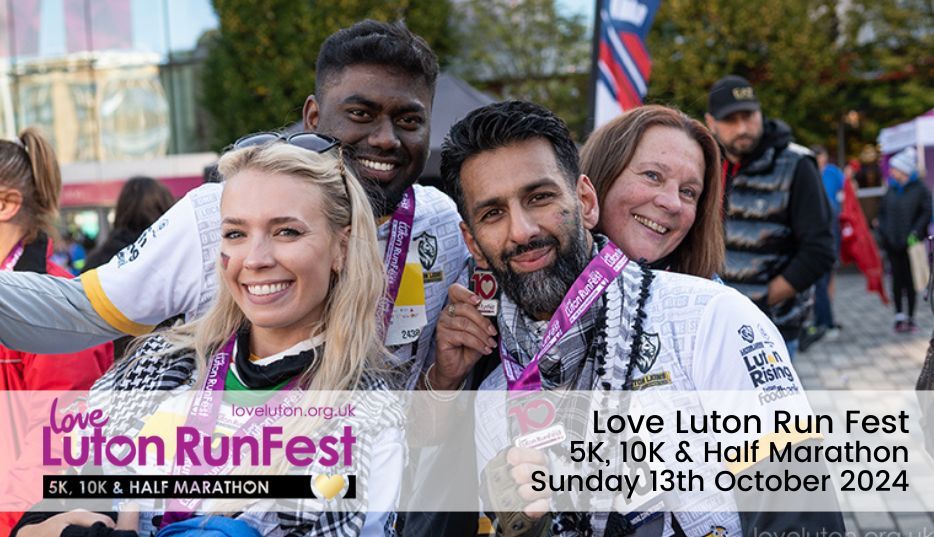 Love Luton RunFest - 5K, 10K & Half Marathon