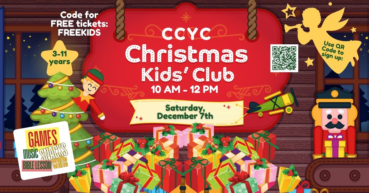 Saturday Christmas Kids' Club!