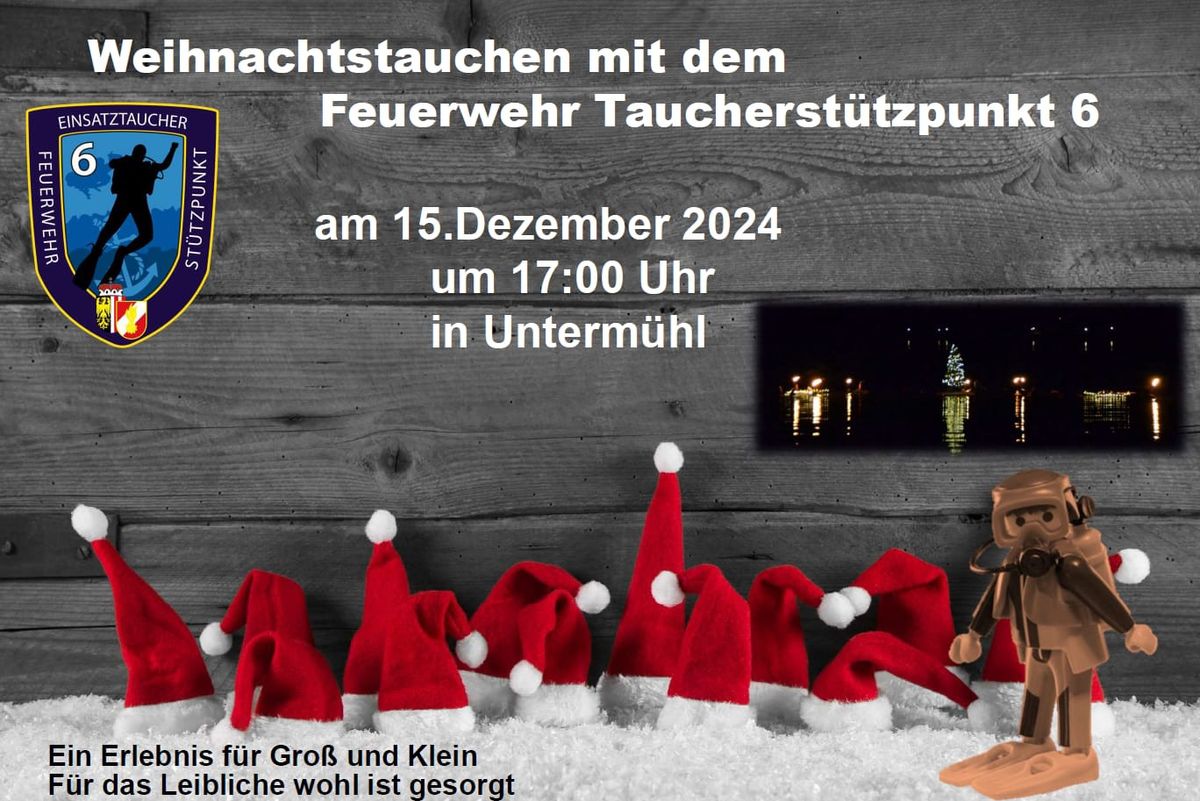 Weihnachtstauchen mit dem Feuerwehr Taucherst\u00fctzpunkt 6