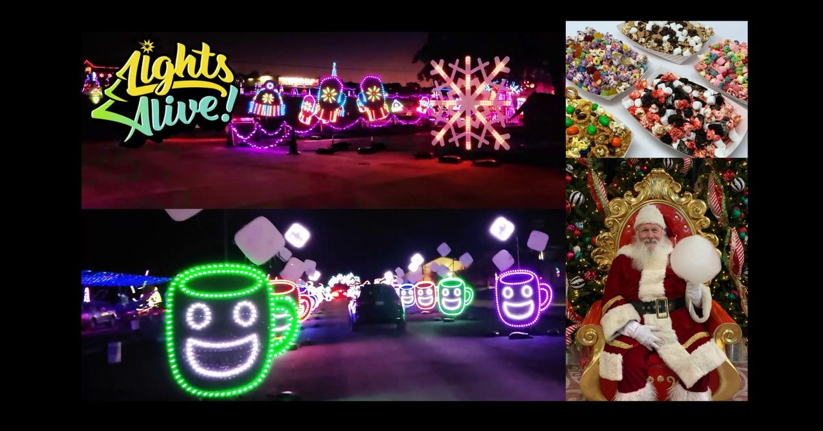 Lights Alive Drive-Thru Christmas Lights + Winter Wonderland Park & Play Festival