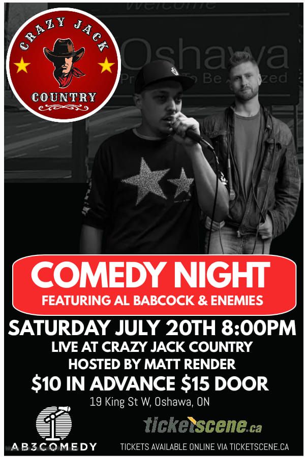 Comedy@Crazy Jack Country Featuring Al Babcock & Enemies