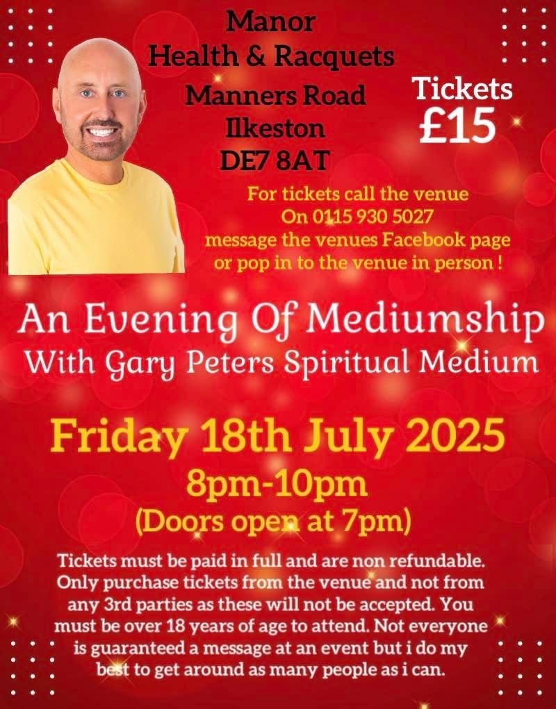 An evening of mediumship with Gary Peters