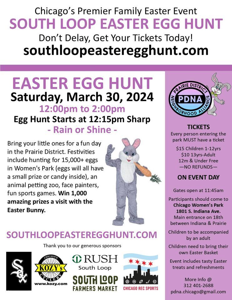 2024 PDNA South Loop Easter Egg Hunt